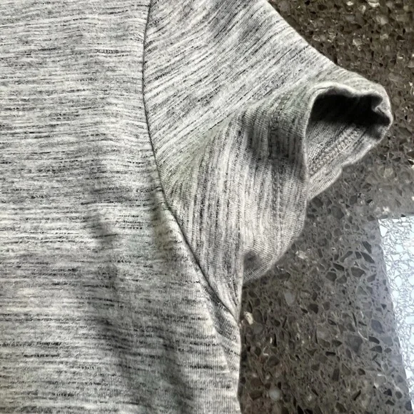 Pure Jill Short Sleeve Maxi Dress Size S Gray Pockets Casual Pima Cotton - Picture 4 of 8